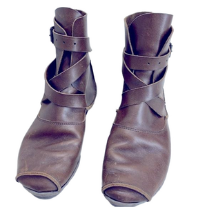 Trippen Black Penna Flat Boot-leather classic size 39 US 8